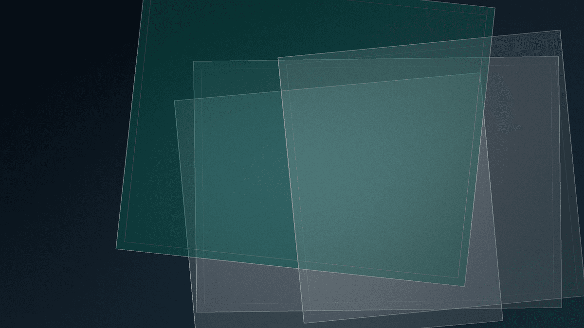 Abstract cover artwork for GlazingPost — Residential Windows