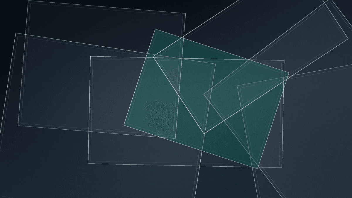 Abstract cover artwork for GlazingPost — Technology & Innovation